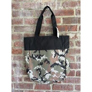 NWT Outerstyle CAMO Tote Shopping Bag With Black Straps